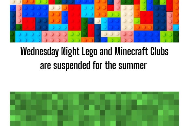 Lego and Minecraft on Summer Break