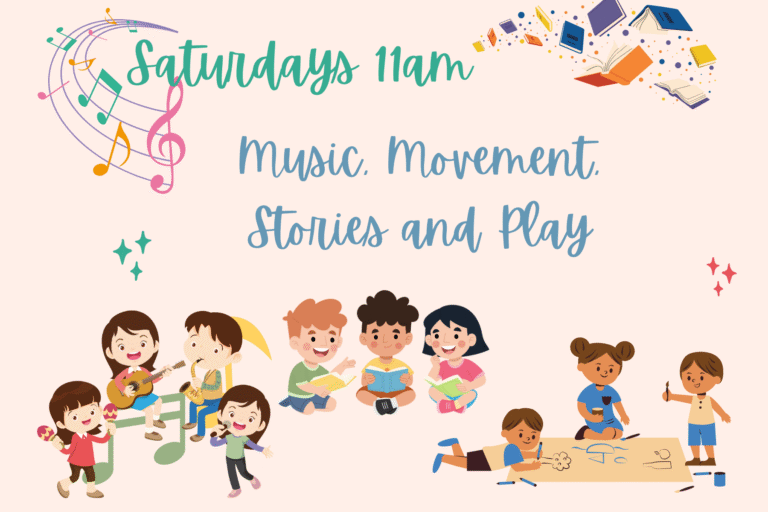Music, Movement, Stories and Play! 1st and 3rd Saturday Music!