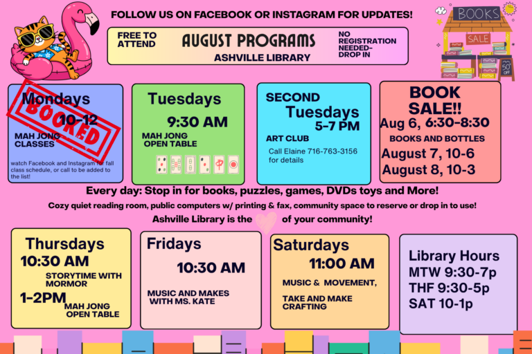 AUGUST PROGRAMS