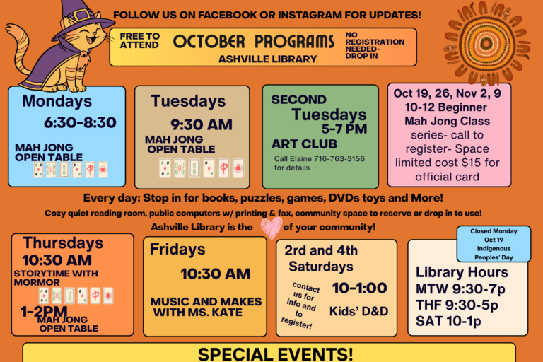 October Programs
