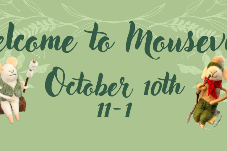 Mouseville is heading to Ashville Library!